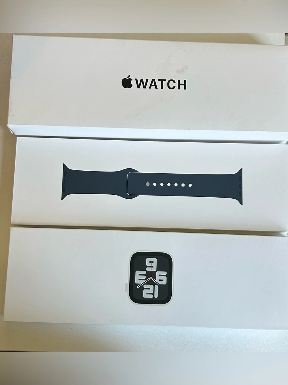 Apple Watch SE 2nd Gen 40mm GPS Silver Aluminum w/ Blue Sport Band – Excellent